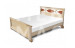 Кровать Лирона (сосна, резьба береза)